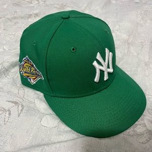 [SOLD] New York Yankees '96 World Series 59FIFTY (Kelly Green) | Size 7 1/8